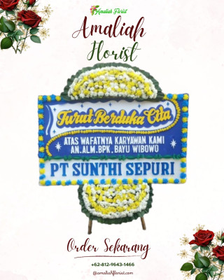 Papan Bunga Duka di Werima