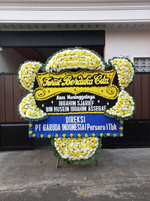 Papan Bunga Duka di Werima